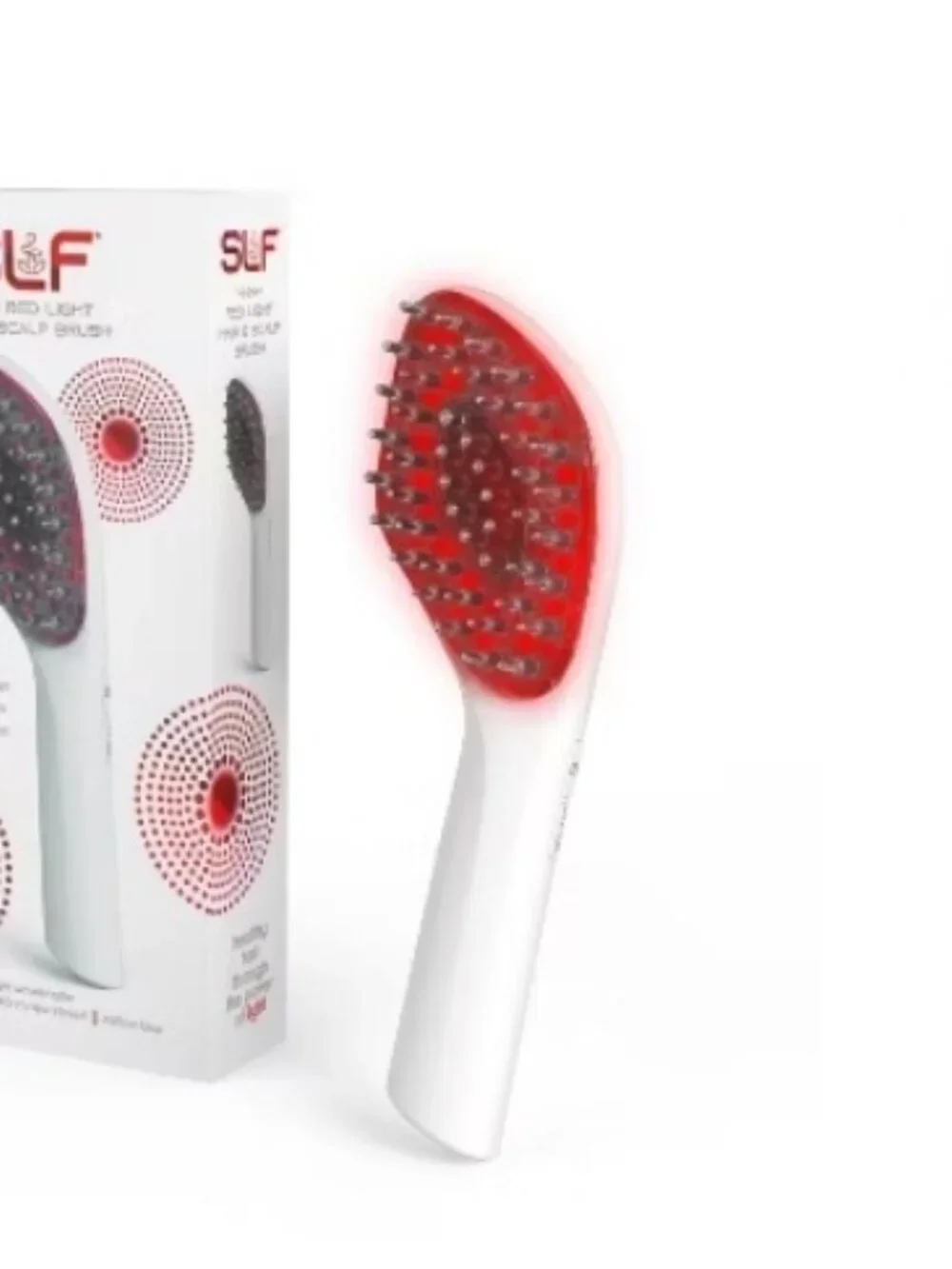 New SLF Red Light Therapy Dry Paddle Brush Promotes Hair Growth